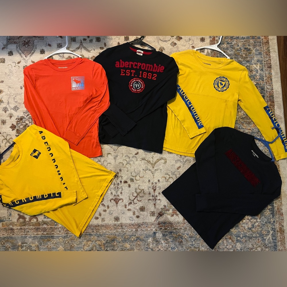 Boys Abercrombie Kids Long Sleeve Shirts